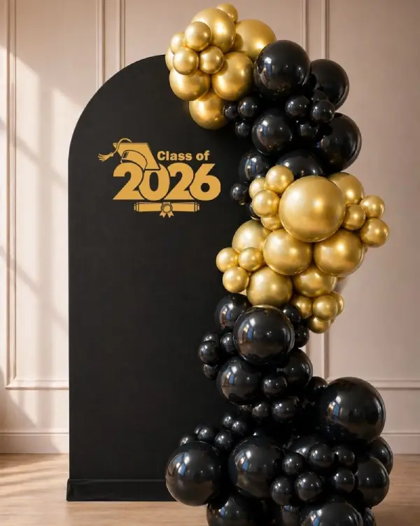Graduation Balloon Backdrop Stand
